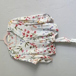 Love Stitch Flower Summer Tie Top S